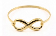 infinity GOLD  bangle ,fashion infinity bangle