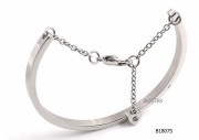 bangle with heart charms, fashion bangle ,stainless steel ba