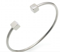 stainless steel squre ball adjust bangle