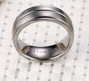 titanium ring high polish wedding rings