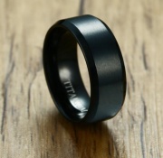 titanium ring high polish wedding rings
