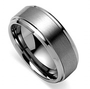 Tungsten Ring Brushed Wedding band