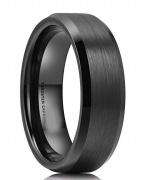 Tungsten Ring Brushed Wedding band