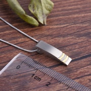 titanium men pendant necklace titanium jewelry