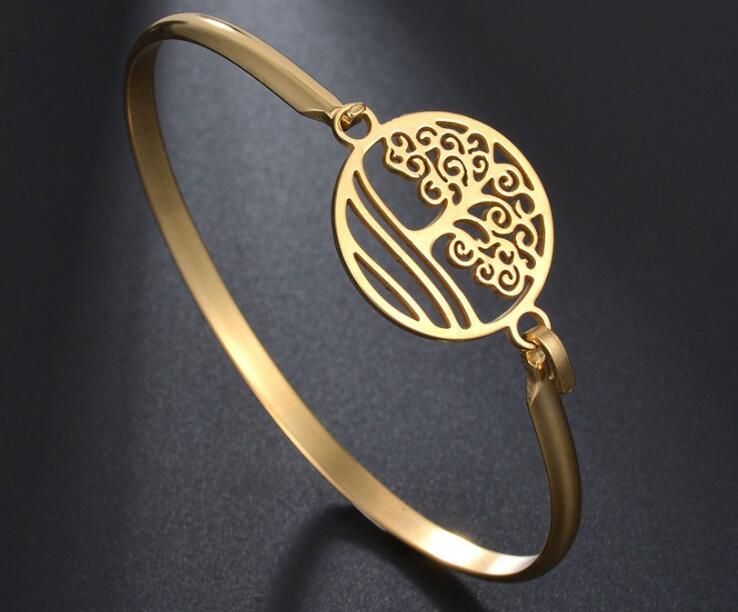  family tree bangle, fashion stainless steel bangle