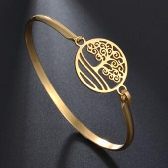  family tree bangle, fashion stainless steel bangle