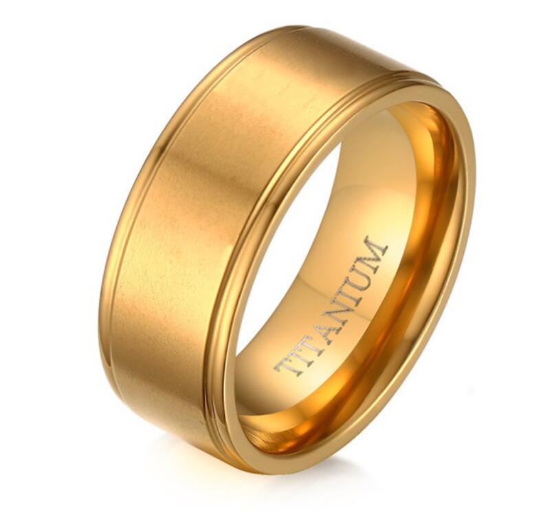titanium ring high polish wedding rings