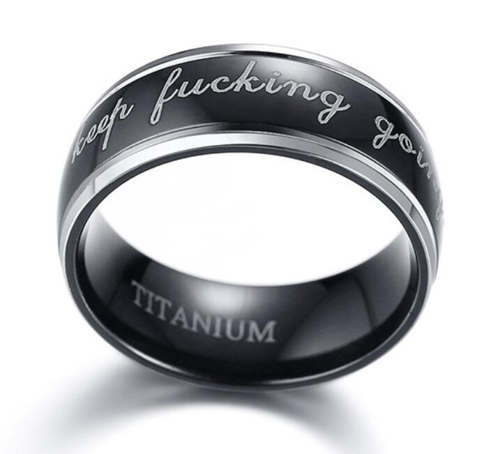 titanium ring high polish wedding rings